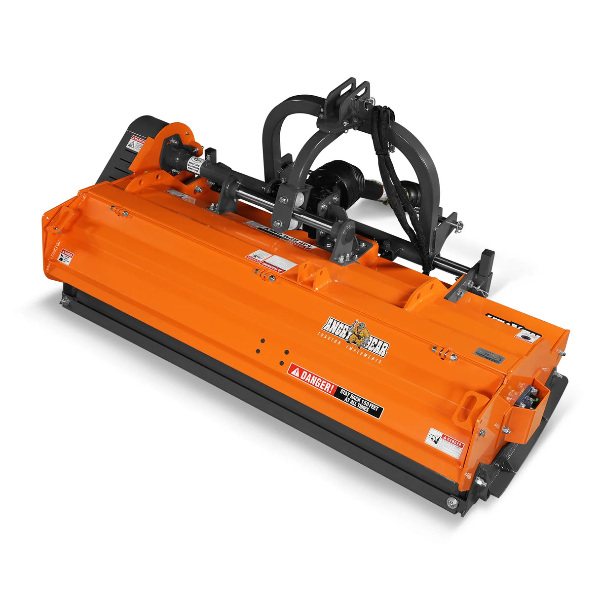 MechMaxx 72" Heavy Duty PTO Flail Mower, Hydraulic Side Shift, 50-75HP, KDK72H