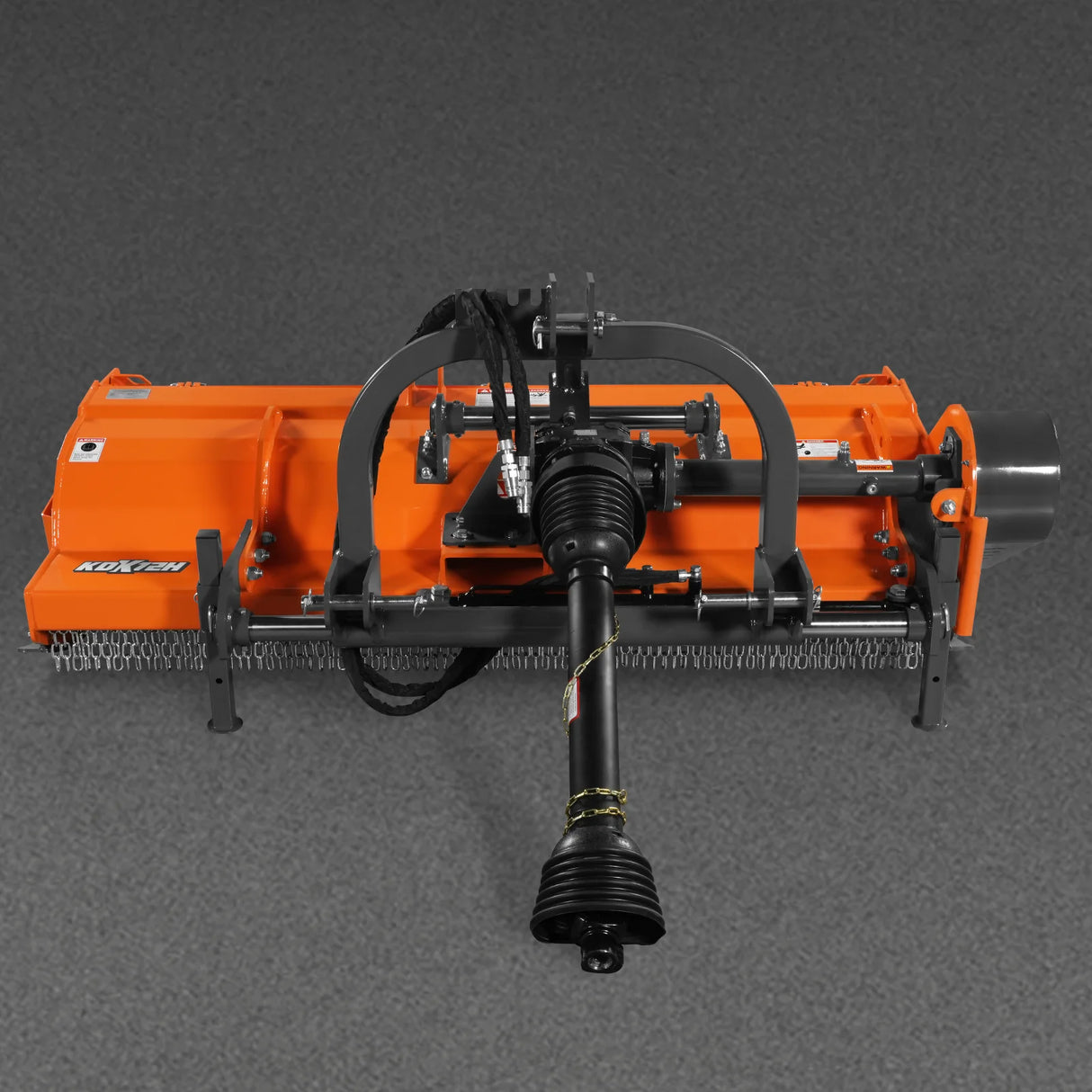 MechMaxx 72" Heavy Duty PTO Flail Mower, Hydraulic Side Shift, 50-75HP, KDK72H
