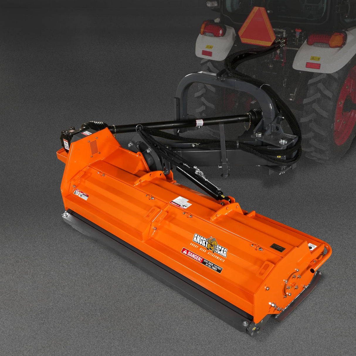MechMaxx 78" Heavy Duty Offset Ditch Bank Flail Mower, CMR Gearbox, PTO, VBM78