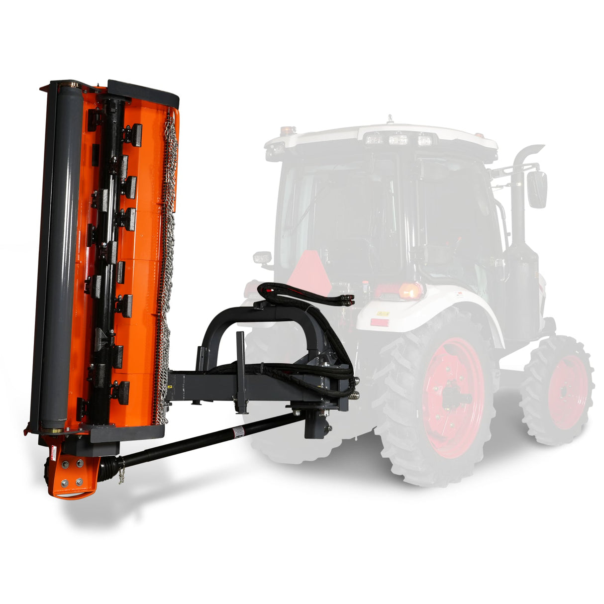 MechMaxx 78" Heavy Duty Offset Ditch Bank Flail Mower, CMR Gearbox, PTO, VBM78