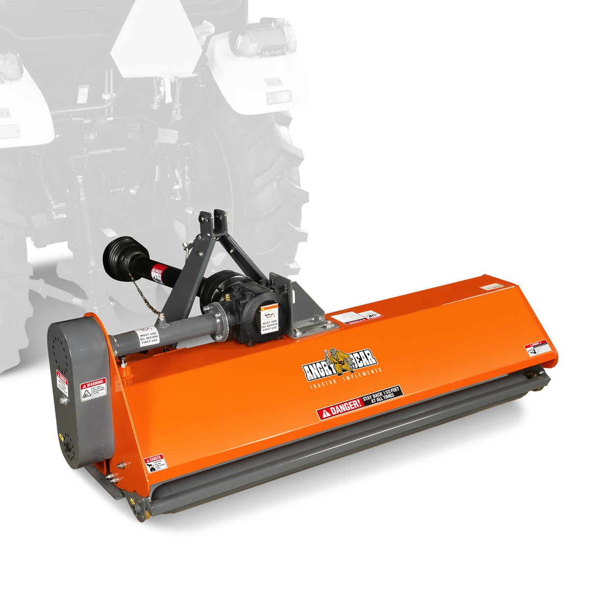 MechMaxx 68" PTO Driven Flail Mower, 3-Point, 30-60HP, NAM68