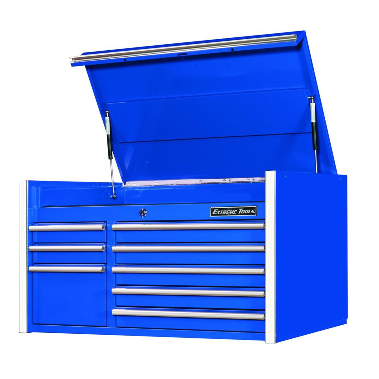 Extreme Tools RX Series 41in W x 25in D 8-Drawer Top Chest, Blue