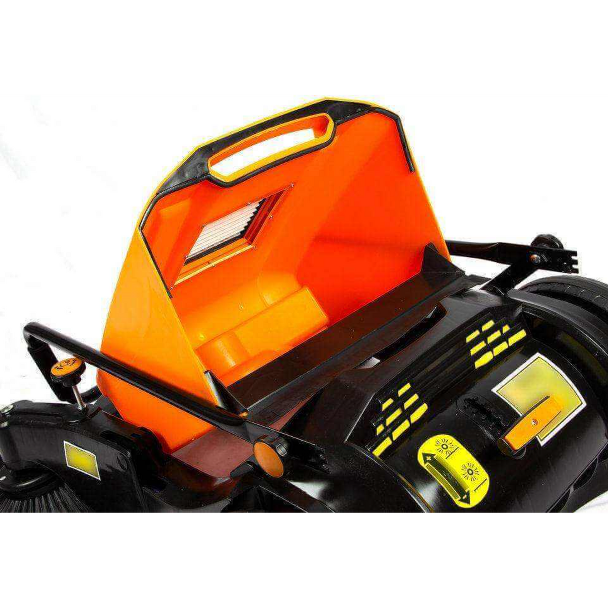 Sunmax RT980 38" Dual Spin Manual Push Floor Sweeper, Up to 38000 Sqft/h Working Efficiency