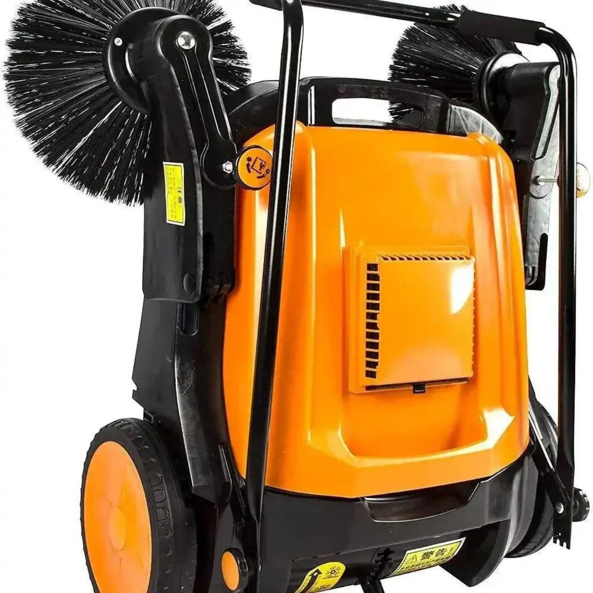 Sunmax RT980S 38" Walk-Behind Sweeper, Triple Brooms, 38000 Sqft/h Efficiency