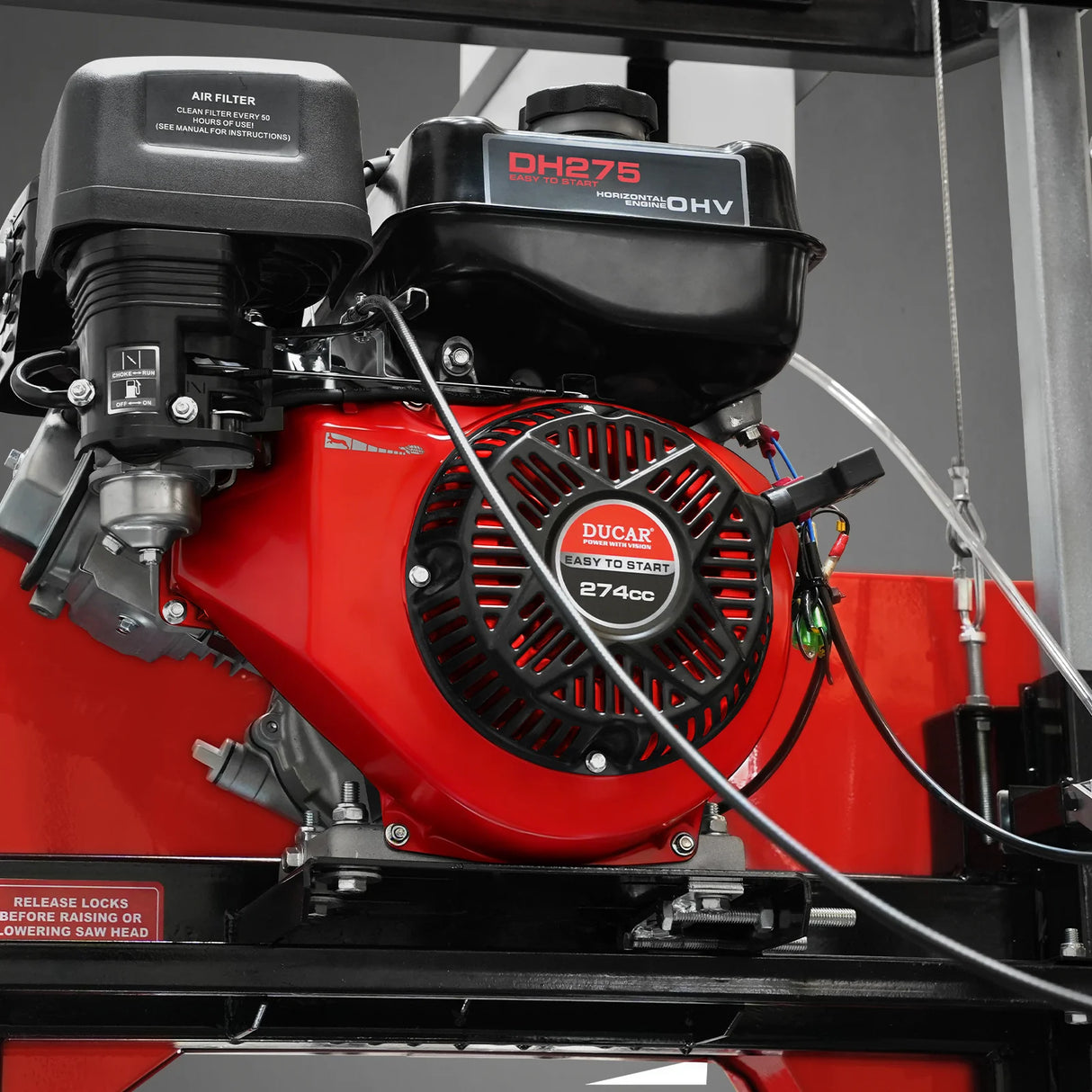 MechMaxx 22" Gas-Powered Portable Sawmill, 274cc 8.1HP DUCAR Engine