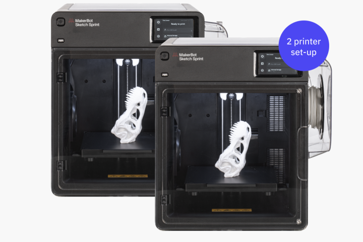 MakerBot SKETCH Sprint Classroom 3D Printer Package – Complete High-Speed STEM Lab