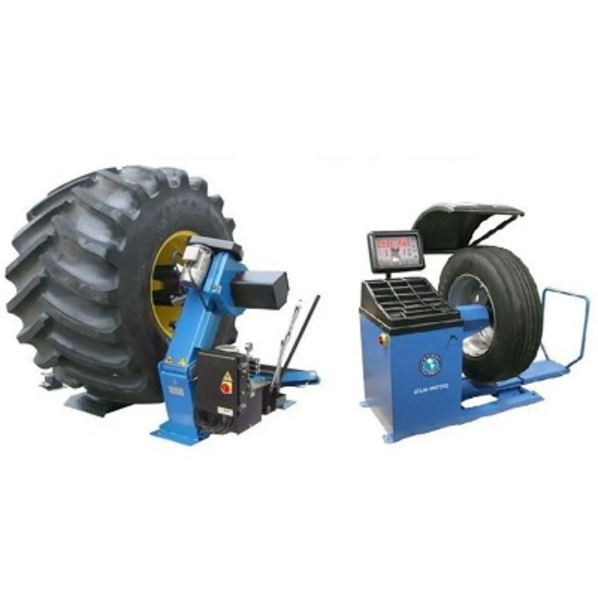 Atlas TTC303 Truck Tire Changer + WBT-210 Heavy Duty Wheel Balancer Combo
