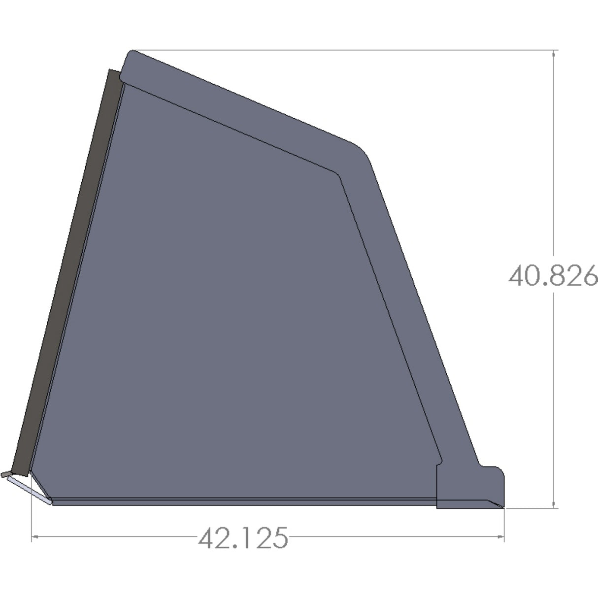 Loflin Fabrication Skid Steer Turkey Litter Bucket
