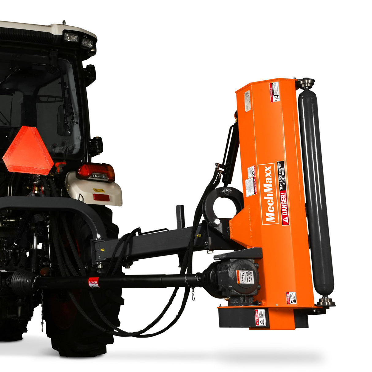 MechMaxx 48" Offset Flail Ditch Bank Mower, 3-Point, 25-50HP, VAM48