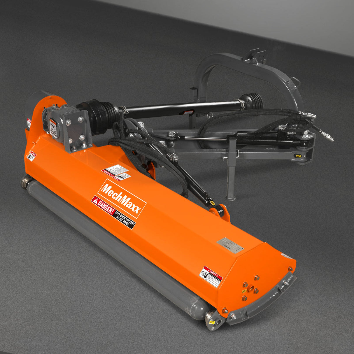 MechMaxx 65" Offset Flail Ditch Bank Mower, 3-Point, 30-60HP, VAM65