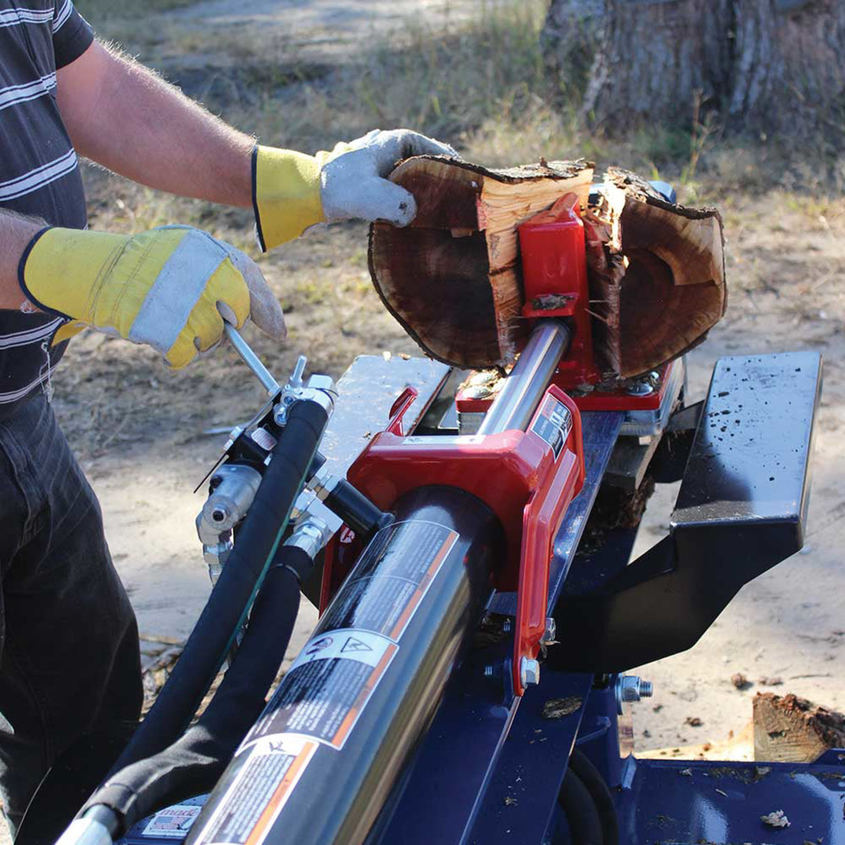 Iron & Oak BHVH2418GX 24-Ton Vertical Horizontal Log Splitter