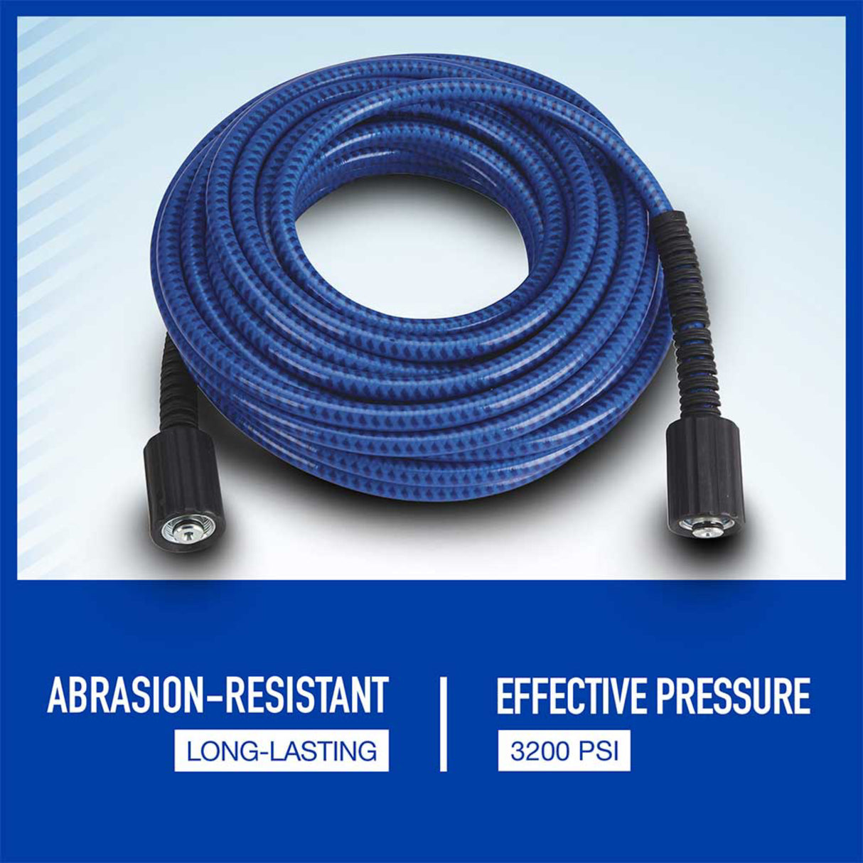 Powerhorse 42662 Nonmarking Pressure Washer Hose 3100 PSI 50-Ft. X 1/4-In.