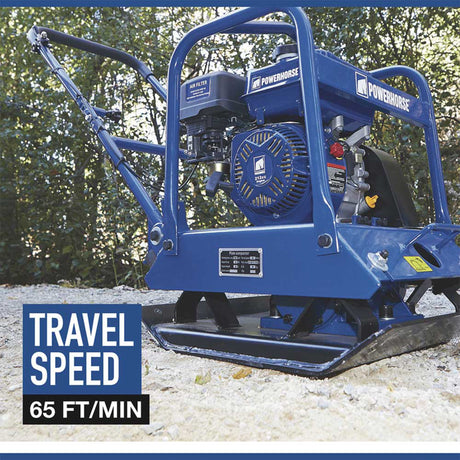 Powerhorse 52313 Plate Compactor Single-Direction 212cc