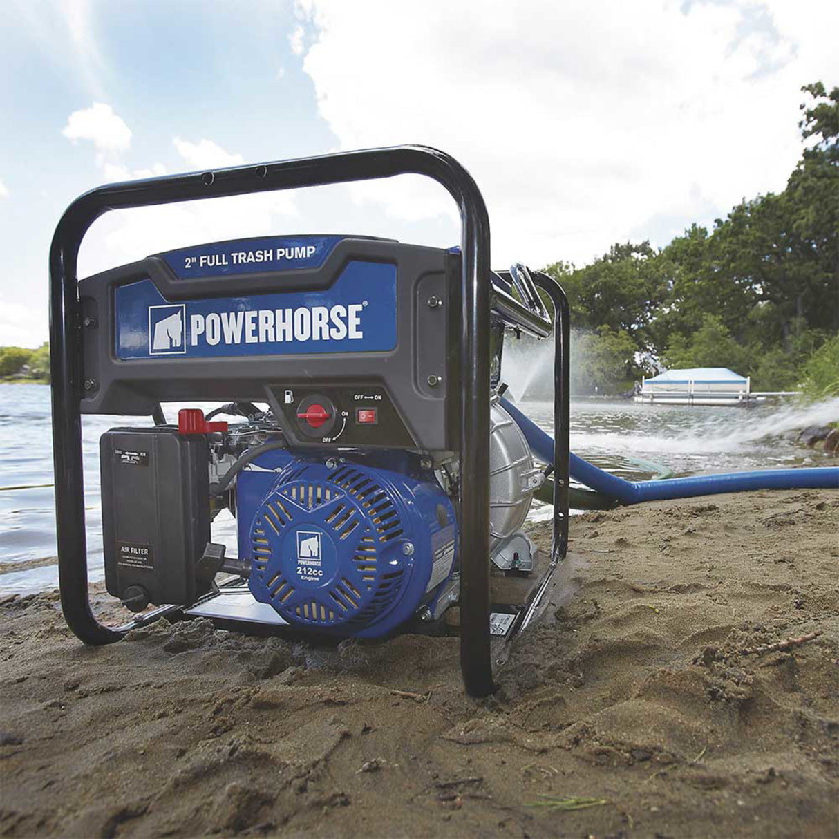 Powerhorse 750126 Trash Pump Extended Run 2 In. 183 GPM