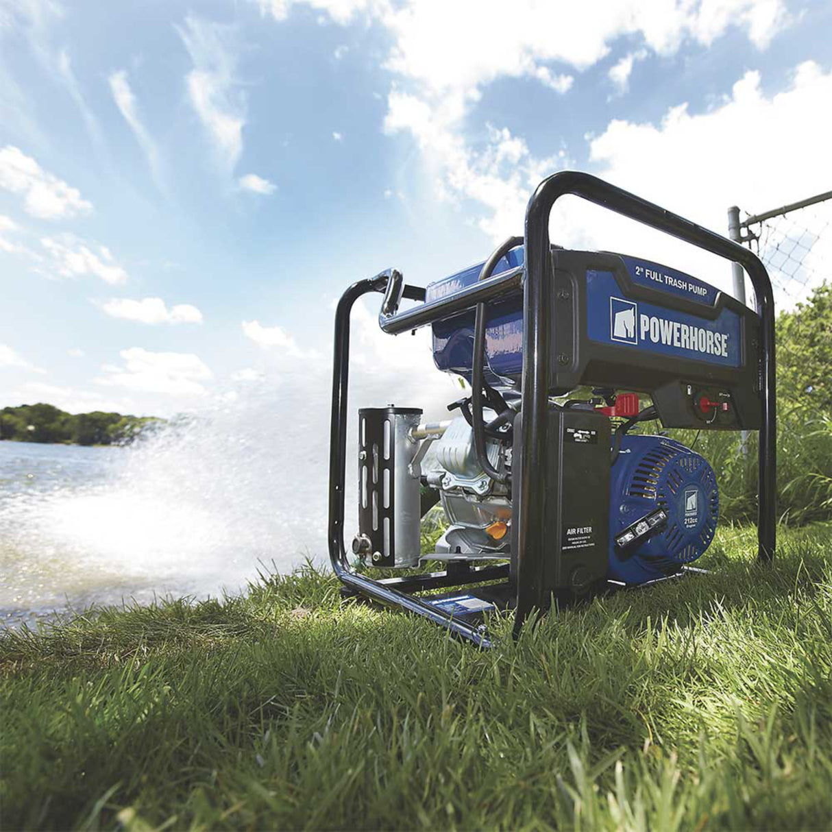 Powerhorse 750126 Trash Pump Extended Run 2 In. 183 GPM