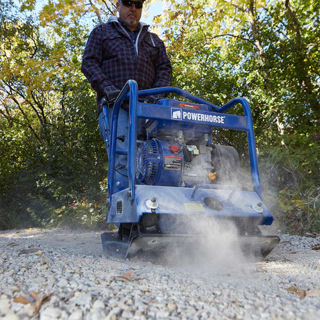 Powerhorse 52313 Plate Compactor Single-Direction 212cc