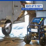 Powerhorse 115177 Hot Water Pressure Washer 3,600 PSI 2.6 GPM
