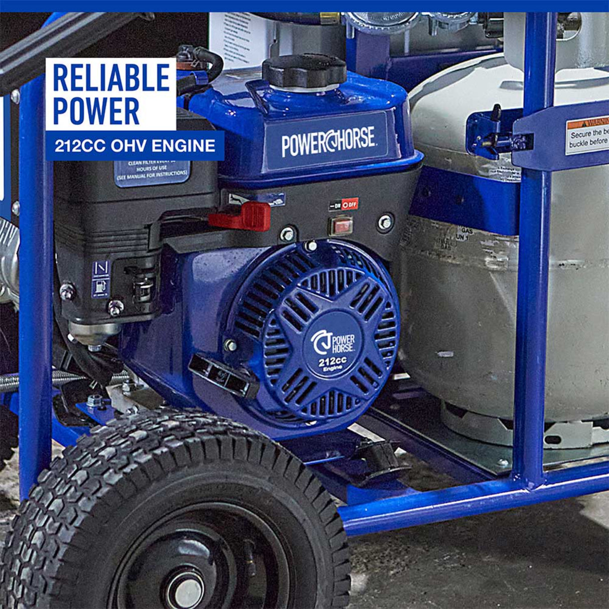 Powerhorse 115177 Hot Water Pressure Washer 3,600 PSI 2.6 GPM