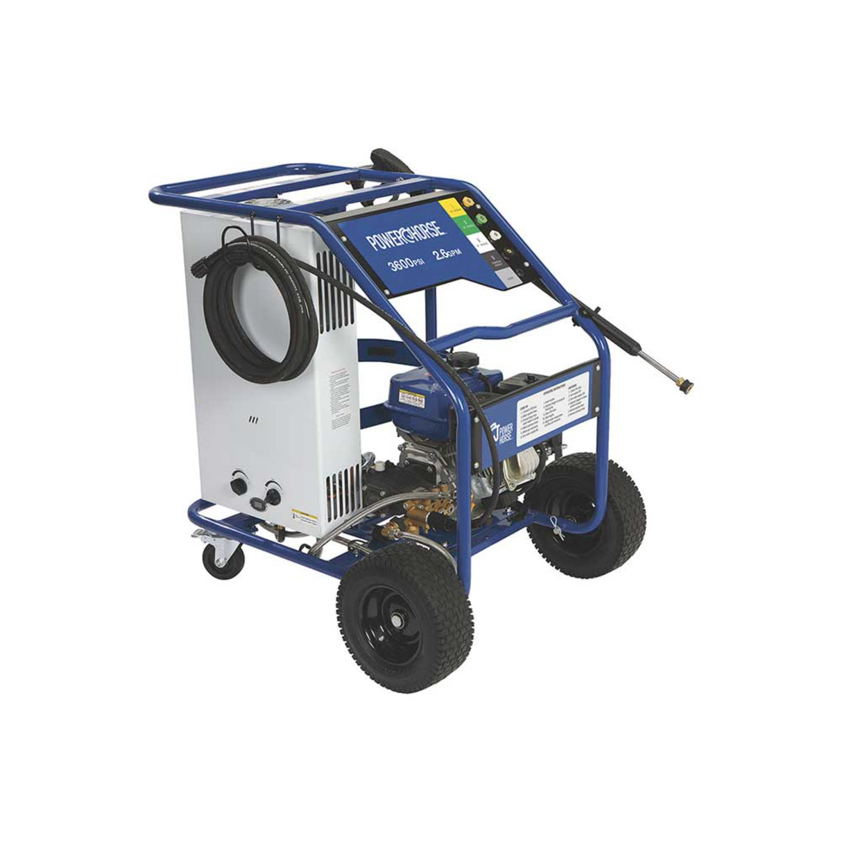 Powerhorse 115177 Hot Water Pressure Washer 3,600 PSI 2.6 GPM