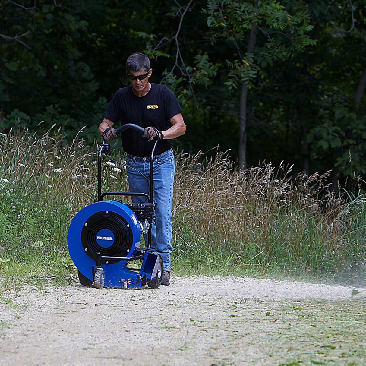 Powerhorse 5818733 Walk-Behind Jet Leaf Blower 7 Hp 212cc Engine