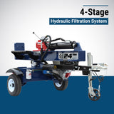 Iron & Oak BHVH2418GX 24-Ton Vertical Horizontal Log Splitter