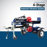 Iron & Oak BHVH3018GXT 30 Ton Vertical Horizontal Log Splitter Torsion Axle