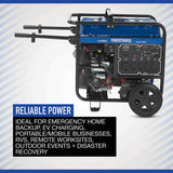 Powerhorse 6075687 Generator Dual Fuel 15,000 Surge Watt Electric Start