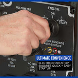Powerhorse 6075687 Generator Dual Fuel 15,000 Surge Watt Electric Start