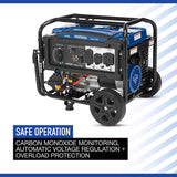 Powerhorse 6075716 Generator Dual Fuel 4500 Surge Watt Recoil Start