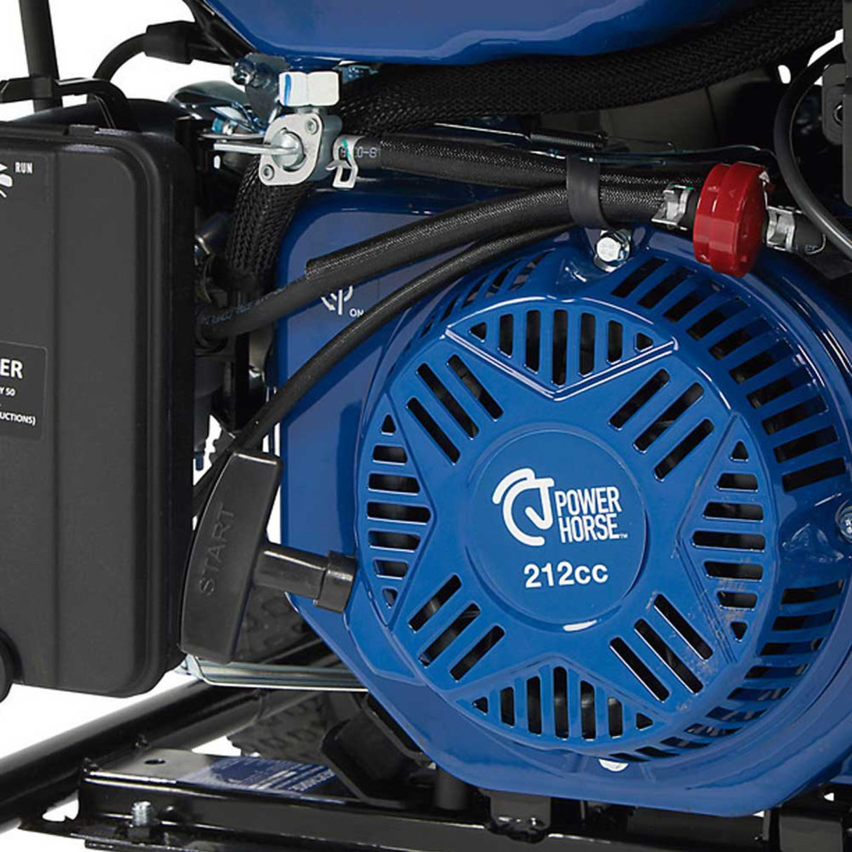 Powerhorse 6075716 Generator Dual Fuel 4500 Surge Watt Recoil Start