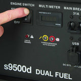 Powerhorse 6075652 Generator Dual Fuel 9,500 Surge Watt Electric Start