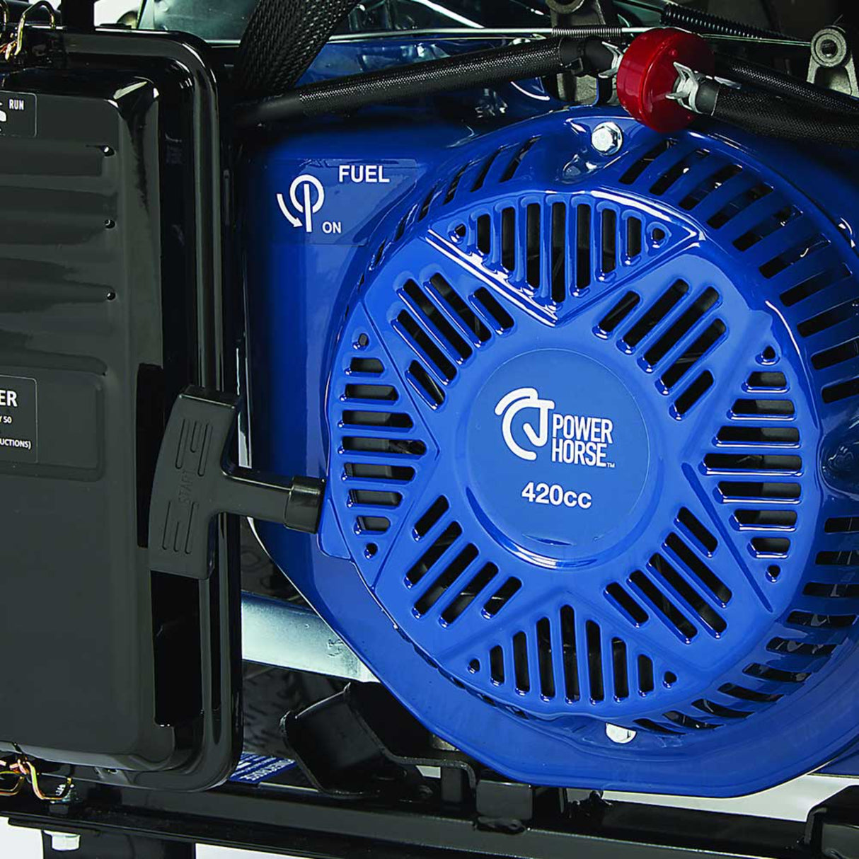 Powerhorse 6075652 Generator Dual Fuel 9,500 Surge Watt Electric Start