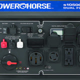 Powerhorse 6075661 Inverter Generator, Dual Fuel 10500 Surge Watts, 8300 Rated Watts