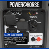Powerhorse 6075628 Inverter Generator, 2500 Surge Watts, 1800 Rated Watts