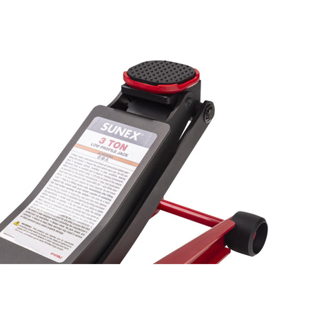 SUNEX 3-Ton Steel Low Profile Floor Jack