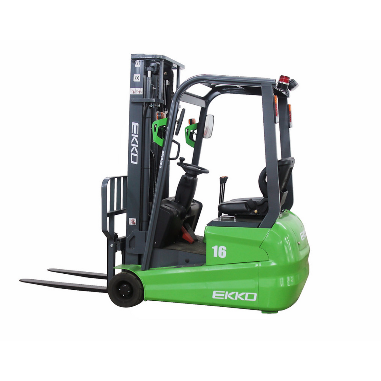 EKKO EK16A-216Li 3,500 lb Lithium-Ion 3-Wheel Forklift