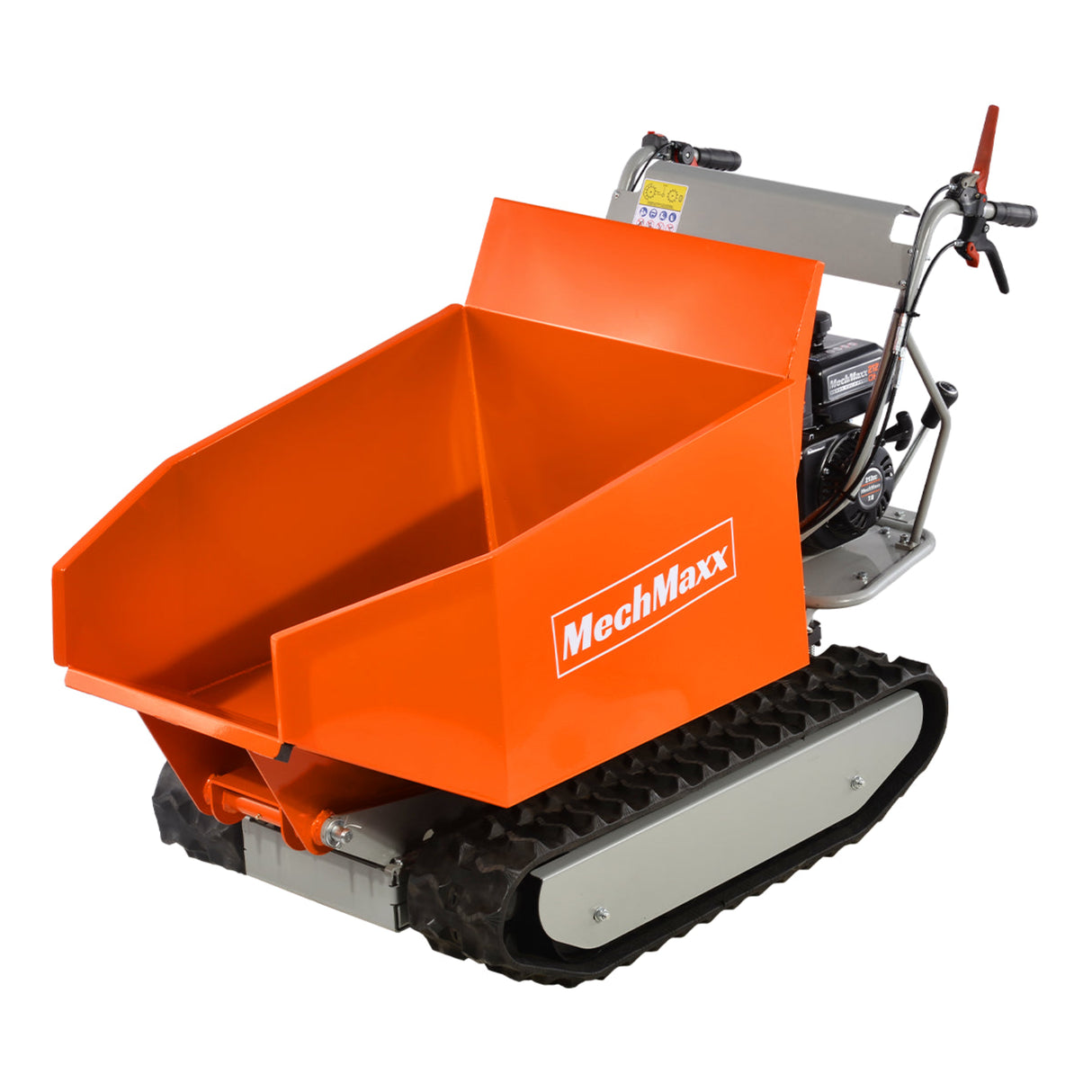 MechMaxx 1100lb Petrol Engine Powered Track Mini Dumper, D50MA