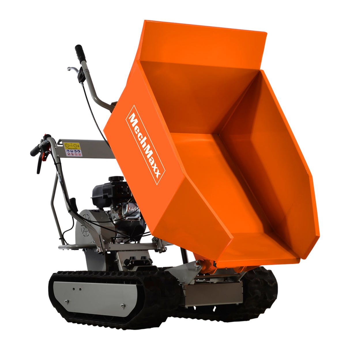 MechMaxx 1100lb Petrol Engine Powered Track Mini Dumper, D50MA