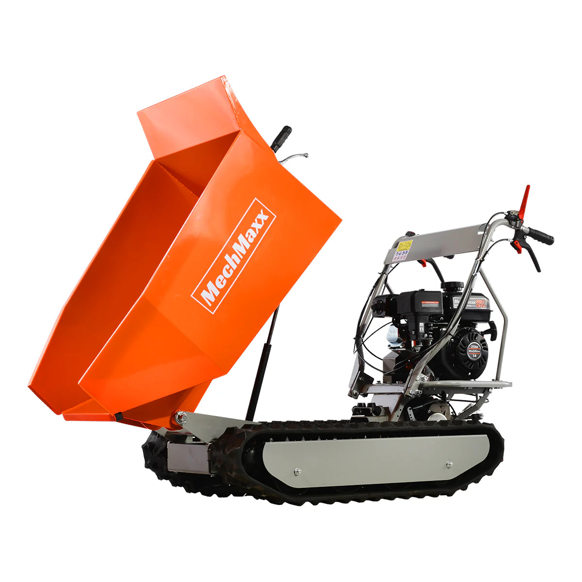 MechMaxx 1100lb Petrol Engine Powered Track Mini Dumper, D50MA