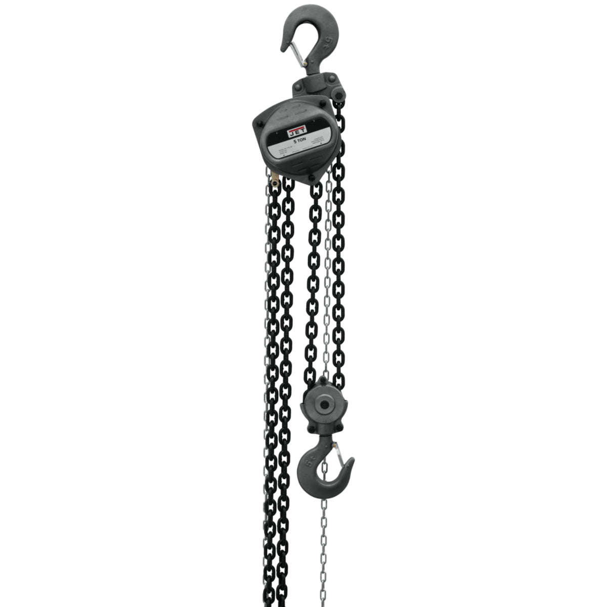 JET S90-500-20 5-Ton Hand Chain Hoist, 20' Lift