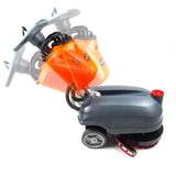 Sunmax RT15+ 14" Compact Walk-Behind Floor Scrubber, Heavy Duty Brush, 14500 sqft/h, Lithium battery