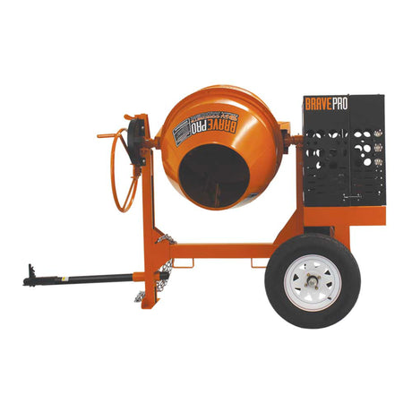 Brave Pro 9 Cu Ft Concrete Mixer Honda GX270 Gas Steel Drum