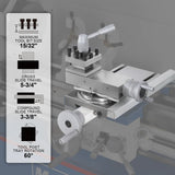 MechMaxx 11" x 30" Benchtop Metal Lathe with 2HP Brushless Motor