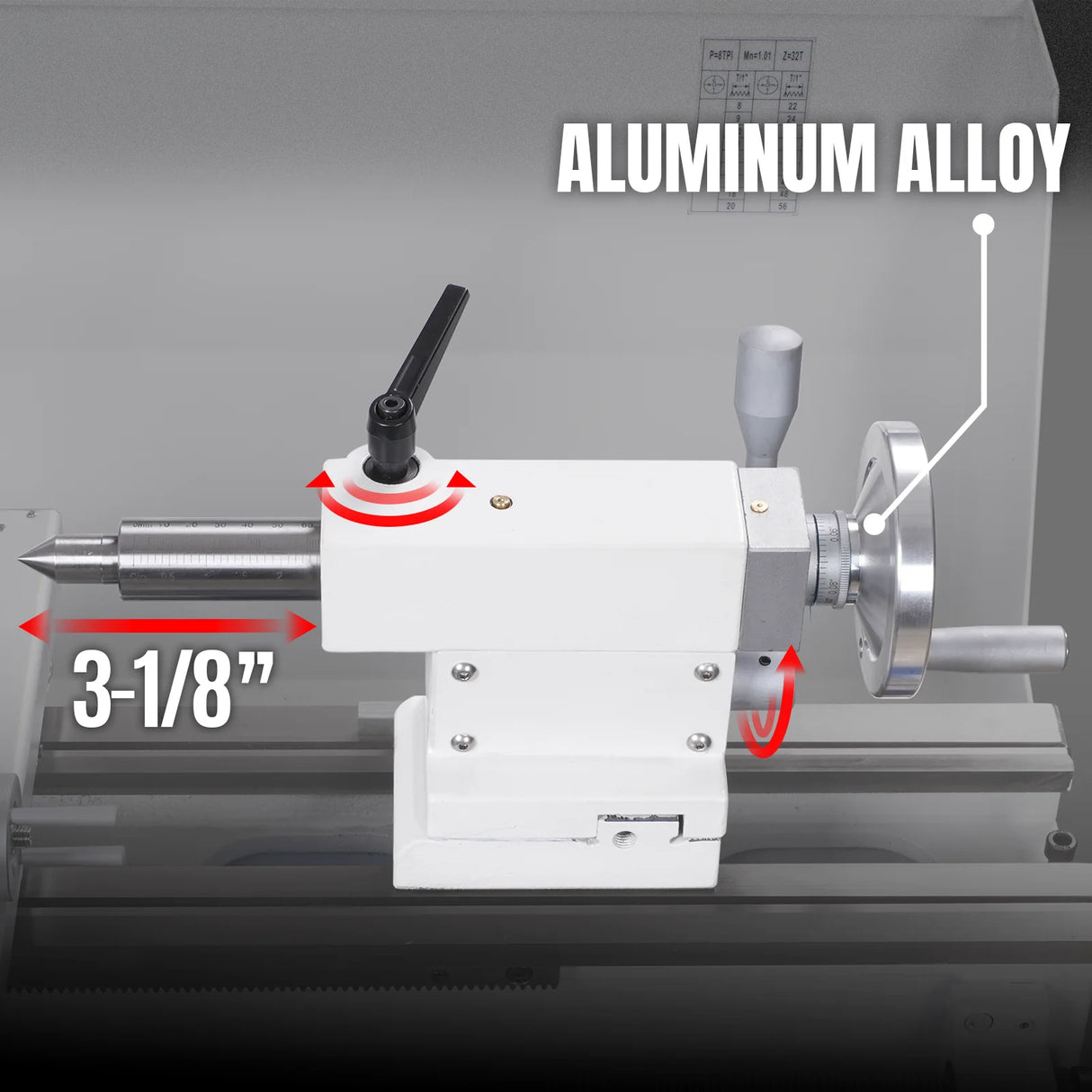 MechMaxx 11" x 30" Benchtop Metal Lathe with 2HP Brushless Motor