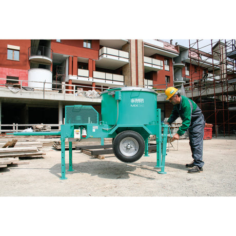 IMER Mix 360 Mortarman Towable 9CF Output Vertical Shaft Mortar Mixer