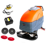 Sunmax RT120+ 34" Self-Propelled Commercial Floor Scrubber, Lithium Battery, 33-Gal Recovery Tank