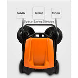 Sanitmax SM650 Manual Push Floor Sweeper 27.5" with Triple Brushes