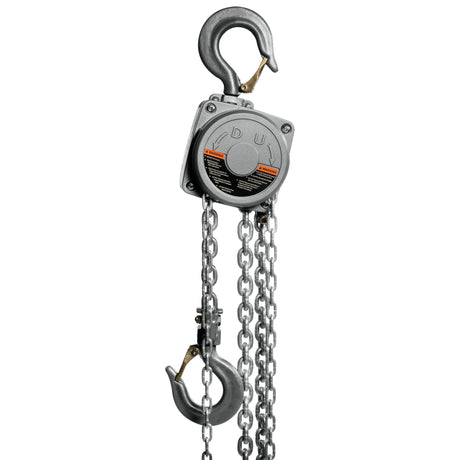 JET AL100-100-30 1-Ton Aluminum Hand Chain Hoist, 30' Lift