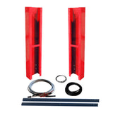 AMGO OH-9 Clear Floor Two Post Lift 9,000 lb Car Hoist