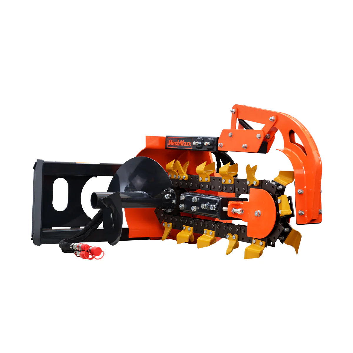 MechMaxx 28" Trencher Attachment for Skid Steer Loaders